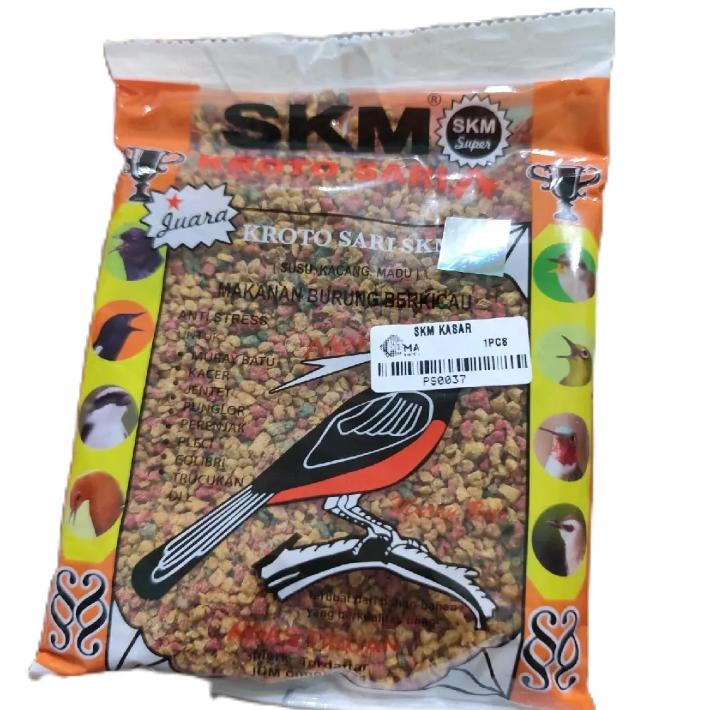 Pakan Burung SKM Kroto Sari Kasar Pur Voer Makanan Burung