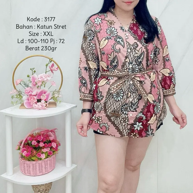 3177 ATASAN BATIK WANITA BEST SELLER