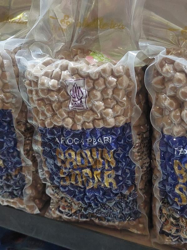 itpin bubble tea tapioka pearl / boba brown sugar 1 kg Bola Minuman 5