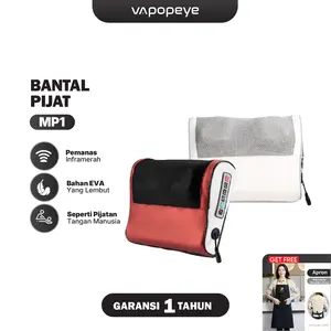 【COD】Vapopeye MP1 Bantal Pijat 8 Bola Massage Pillow Bantal Pijat Leher Punggung Portable Car And Home MP1 Terapi Elektrik Elektrik Getar Tubuh