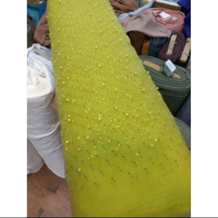 Tile mutiara zeroski Bahan kebaya dan gamis( harga per 1m )COD 7