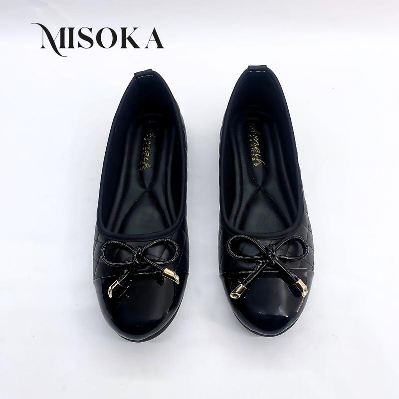 Sepatu Flat Wanita Empuk Full Busa Hitam - Kerja - Shoes 1