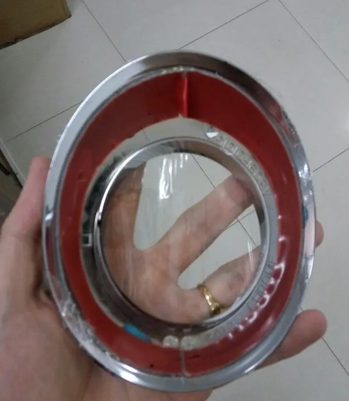 PROMO - RING CHROME COVER FOG LAMP KIRI MITSUBISHI PAJERO DAKAR 3