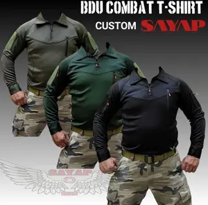 BAJU KAUS LENGAN PANJANG KAUS TACTICAL TNI PRIA FULL SCUBA