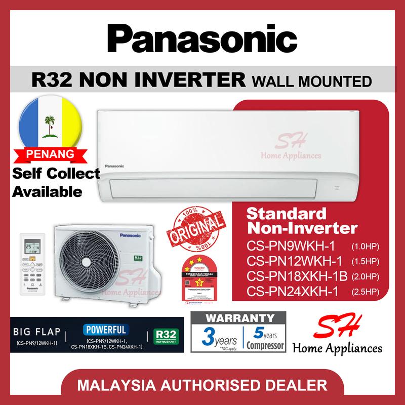 Panasonic R32 Non-inverter Air-conditioner Aircond 1.0HP - 2.5HP ...