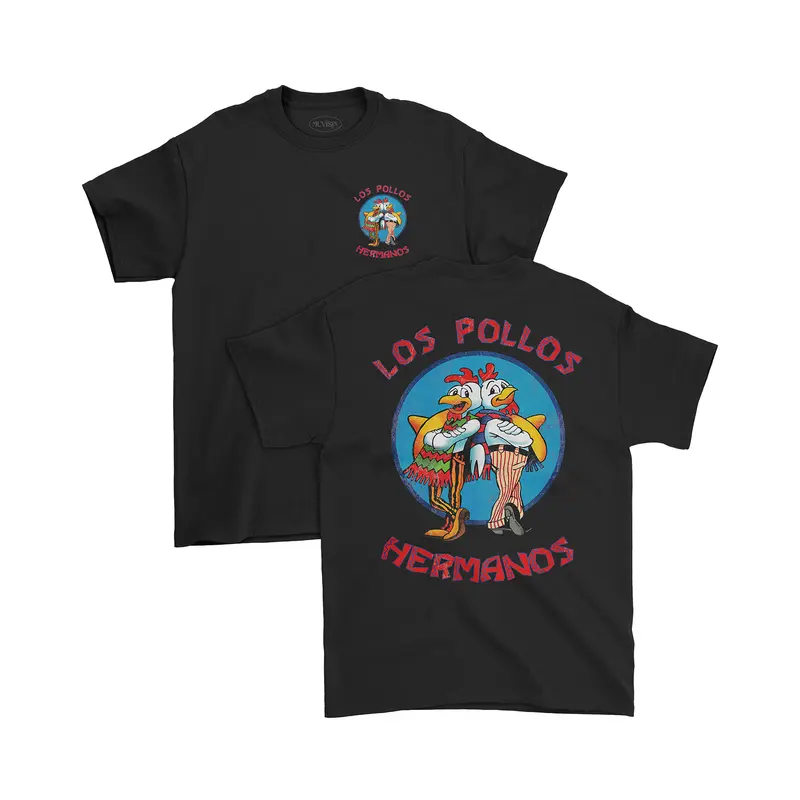 Kaos Film Breaking Bad - Los Pollos Hermanos Movie T-shirt 1