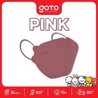 Gambar (Crazy Deal) Goto [COD] Eco Masker KF94 Earloop Face Mask Kesehatan KF94 4Ply Warna - GREY dari Goto Living Kota Tangerang 2 Tokopedia