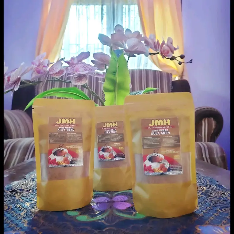 Minuman Jahe Merah Instan Gula Aren Jamu, Produk Sehat dan Bermanfaat 1
