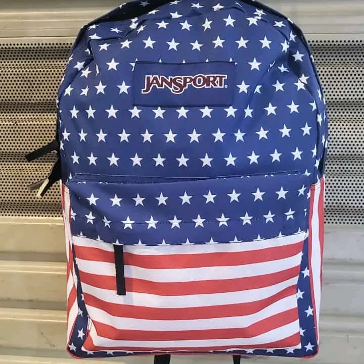 tas ransel js motif bendera amrk