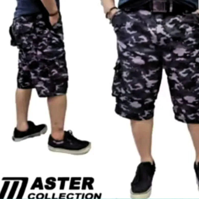Termurah!!! Celana Loreng Pendek Pria Terlaris Celana Pendek Pria Distro Short Nyaman 1