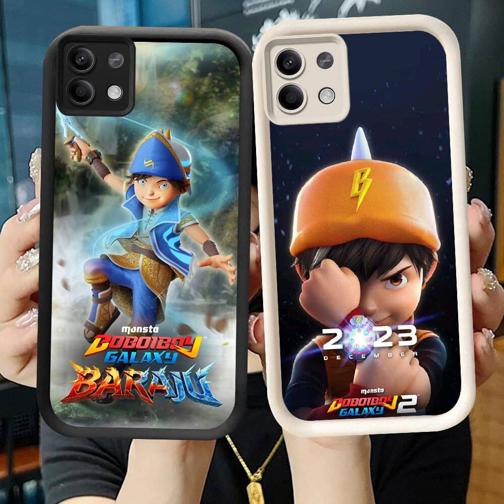 KD-5 Boboiboy Movie Luxury Casing untuk Redmi A1 A2 13C 15 K60 Note 13 Ultra Pro Plus