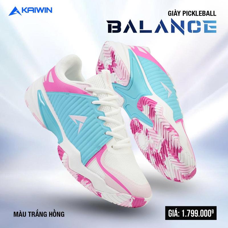 Giày Pickleball nam nữ Kaiwin Balance cao cấp siêu nhẹ bám sân thi đấu tập luyện size 35-44 đủ màu
