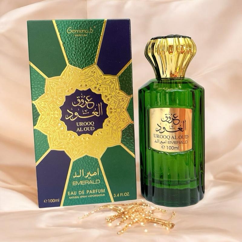  M825 - NƯỚC HOA ĐUBAI UR00Q AL OUD XANH 100ml   Tặng 1 Maiden Anna Hồmg nhạt 75ml   