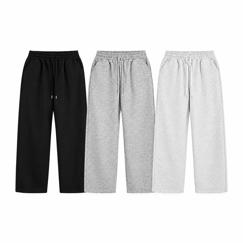 [DEAL MỞ BÁN] Quần nỉ ống đứng Quần nỉ 2 da from rộng