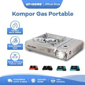 UPHOME Kompor Portable Gas / Picnic Portable Gas Burner / Kompor Piknik – HEMAT GAS, API BIRU MERATA