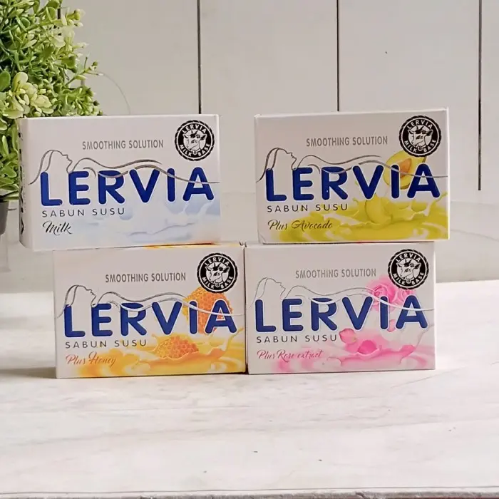 Sabun Lervia 90 Gram 12 PCS - Mencerahkan Kulit - Soap