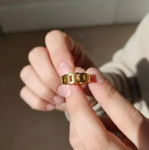CINCIN RANTAI 24K Mewah Anti Karat dan Anti Luntur untuk Tampilan Elegan Anda