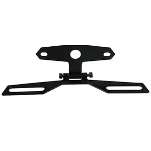 Motorcycle License Plate Bracket Taillight Fixed Folding Number Plate