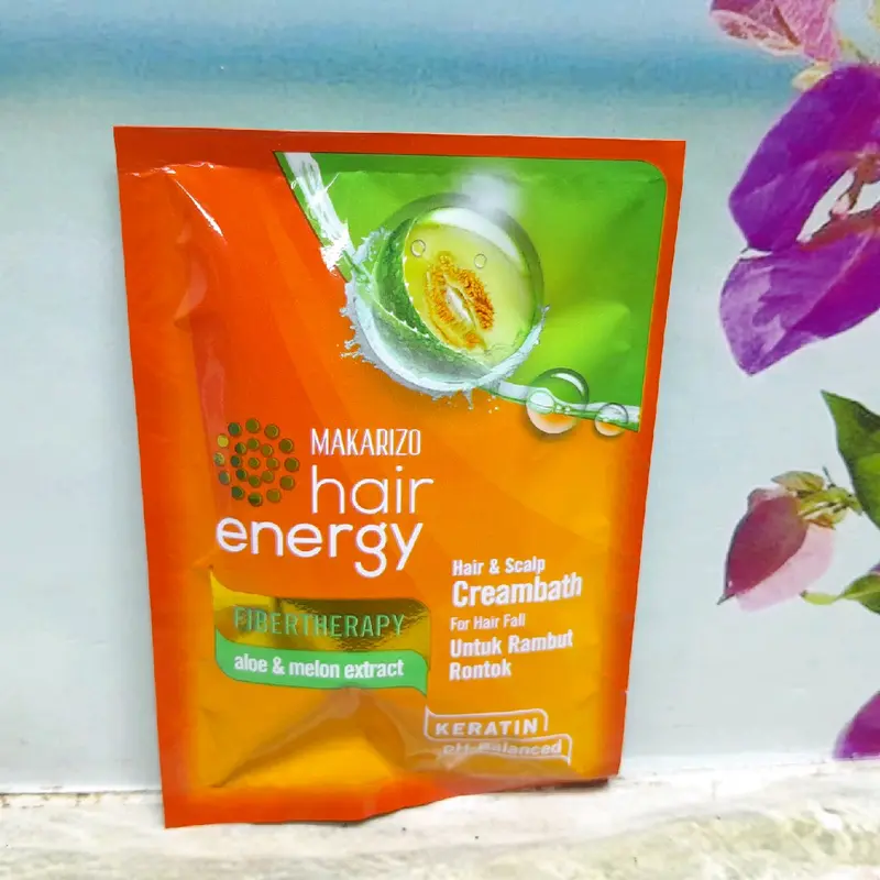 3 pcs ] Makarizo hair energy rambut creambath sachet 30ml original Conditioner Shampoo Perawatan 3