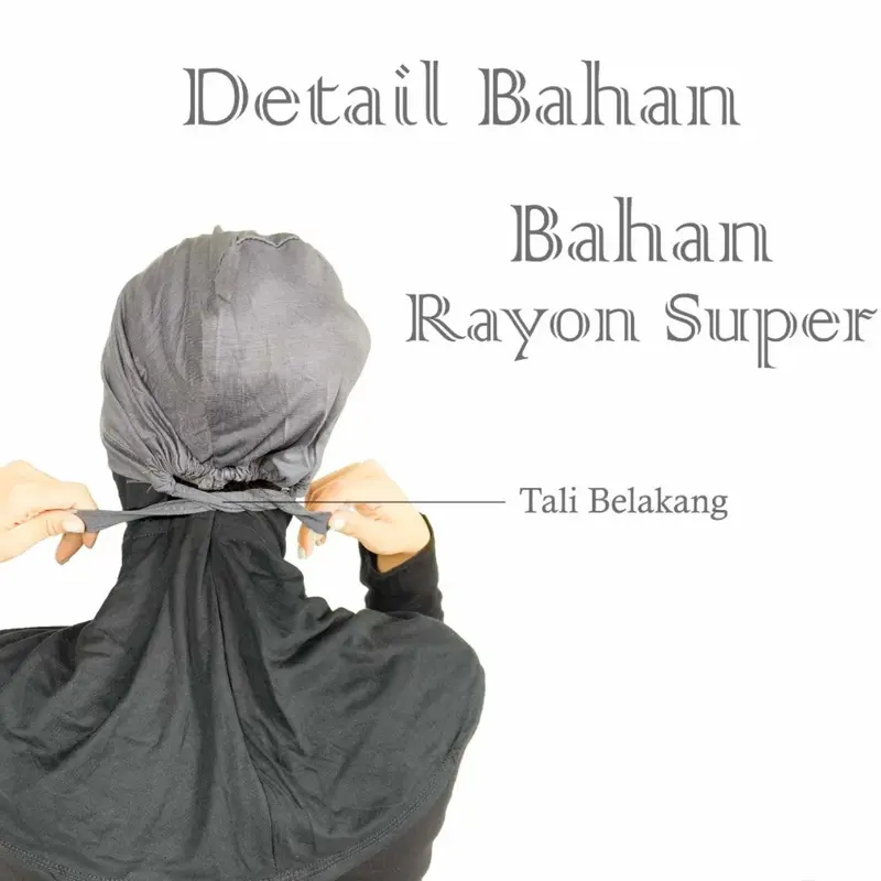 SHEEKA HIJAB - CIPUT INNER TALI RAYON PREMIUM BEST SELLER Kerudung Wanita 4