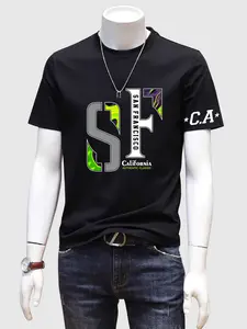 Baju kaos pria dan wanita bahan catton combed 24s sablon print DTF SAN FRANCISCO