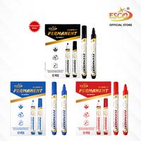 Gambar Esco Permanent Marker Waterproof - Spidol Permanent Quick Dry, Tinta Tebal, Refillable (ES-2008) - Hitam dari Esco Official Store Kota Administrasi Jakarta Utara 3 Tokopedia