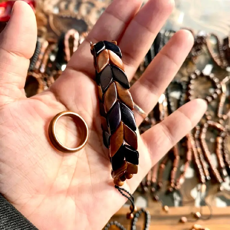 Gelang Kokka kayu padi gandum gelang kaukah santri gelang viral Bracelets Elegan 2