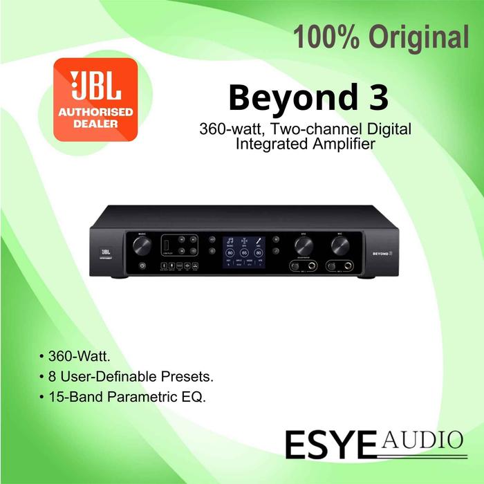 Gambar JBL Beyond3 Beyond 3 HDMI bluetooth karaoke amplifier with Equalizer dari Esye Audio Kota Administrasi Jakarta Pusat Tokopedia
