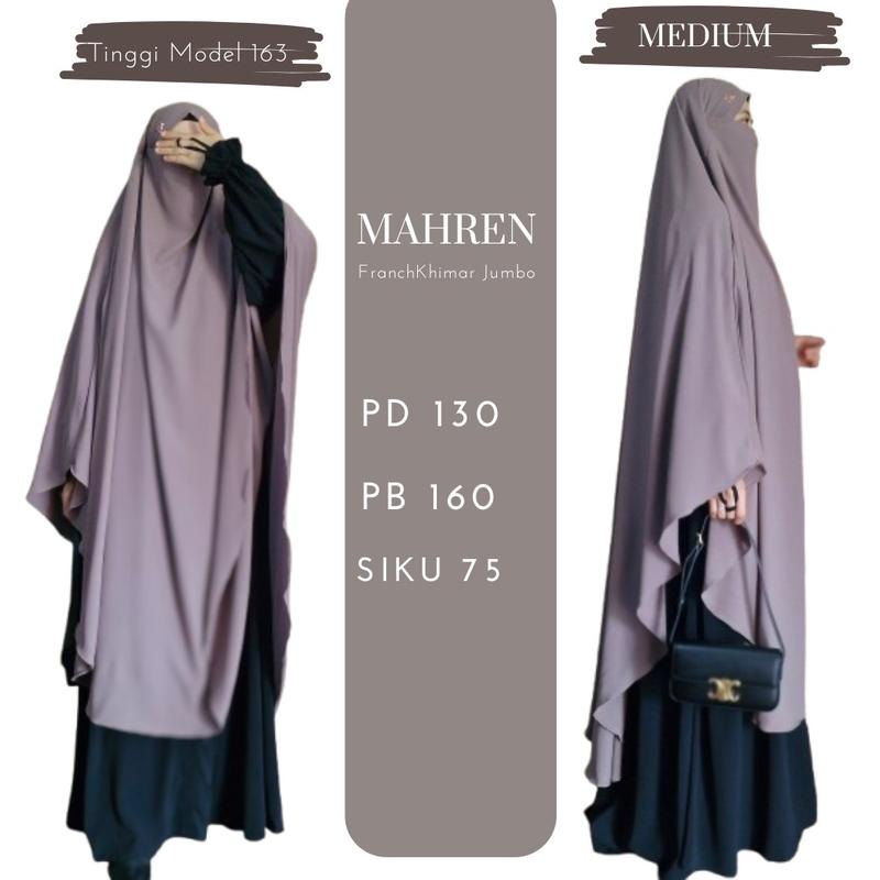 FRANCHKHIMAR MAHREEN JUMBO ANTI UV BY FQUEENSHA   Kerudung Syari Muslim 2