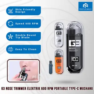 Nose Trimmer Elektrik Wushang G3 Alat Cukur Bulu Hidung Portabel Rechargeable