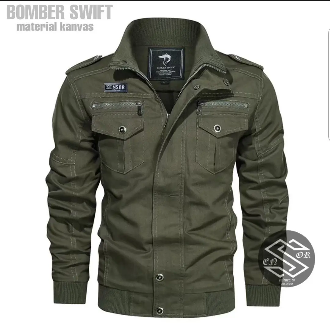 Jaket Bomber Swift Kanvas Drakon Pria 5.2