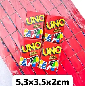 (PROMO) Gambaran Uno Kartu Uno Kecil / Mini Merah 1 Pcs