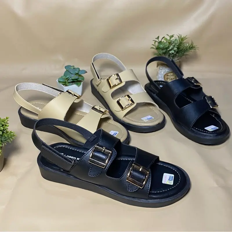 Sendal Platform Tali Series Lageo SM Wanita Korea Style Anti Slip Super Empuk 1
