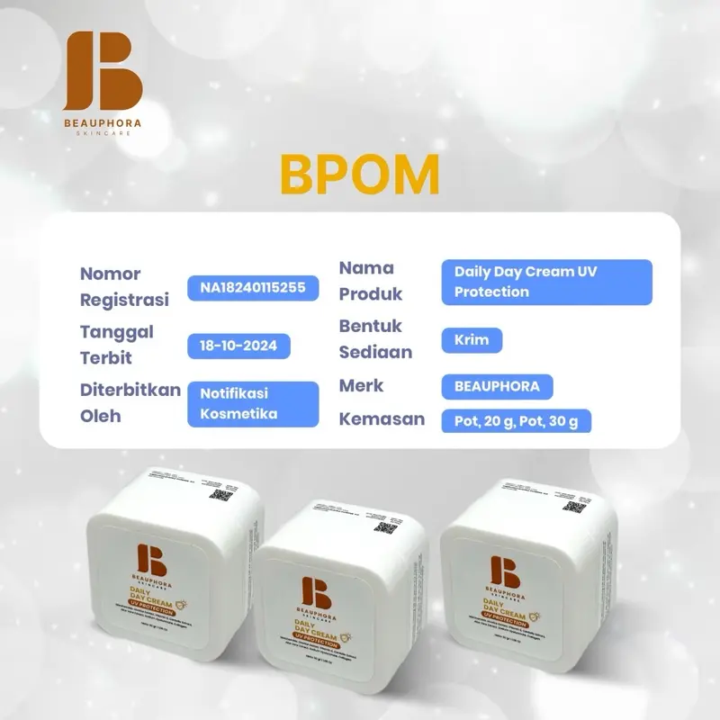 [PAKET BUNDLING] BEAUPHORA - Day Cream 30gr & Night Cream 30gr untuk Kulit Cerah 7 Hari, Anti-Aging, Melembapkan, BPOM NA18240115255 3