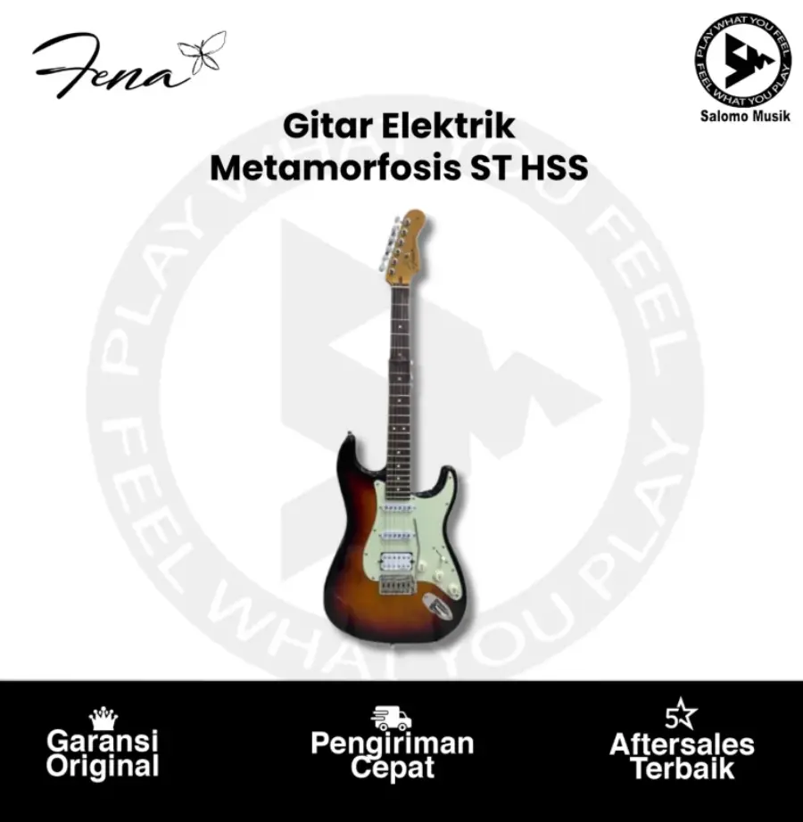 Gitar Elektrik Strat Style Fena Metamorfosis 2025 ST STD Original Varian