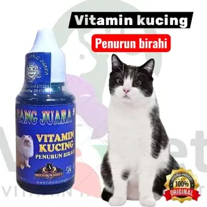 Vitamin Penurun Birahi Kucing Jantan & Betina | Herbal Aman 30ml – Rahasia Sang Juara