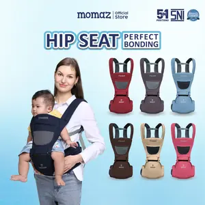 Gendongan Bayi Depan Hipseat Momaz 5in1 Empuk Dudukan