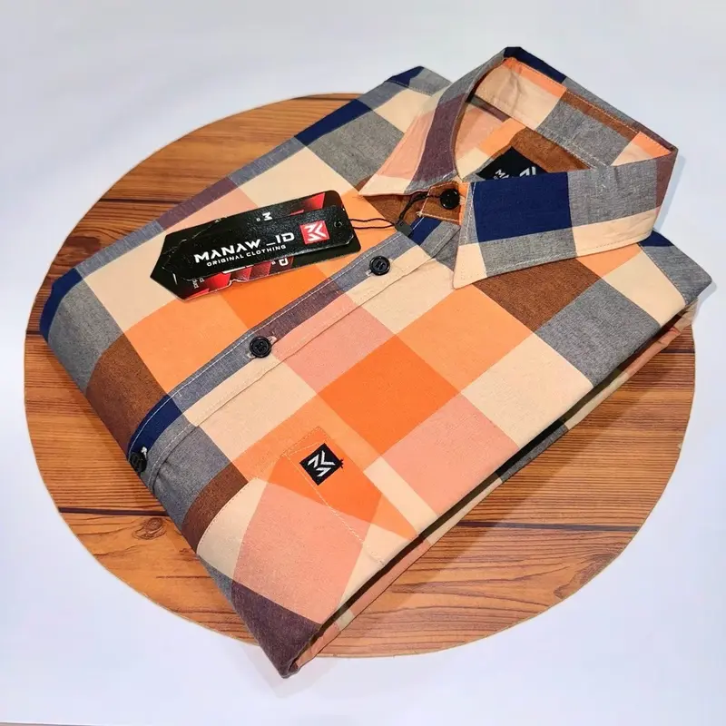 ￼atasan kemeja dewasa pria casual motif  kotak lengan pendek cowok distro terbaru 2024 premium lokal pendaki outfit 5