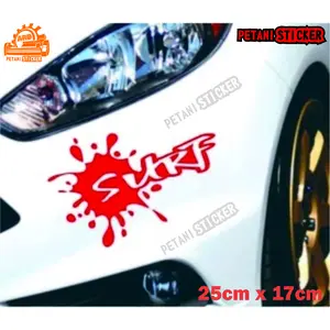 stiker bemper mobil model bercak penutup lecet atau baret body