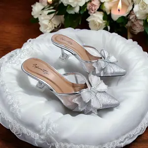 Sandal Hak Tinggi INFINITY ASW_015 7cm Heels Kaca Shoes Pesta Elegant Seserahan Pernikahan Graduation Wisuda