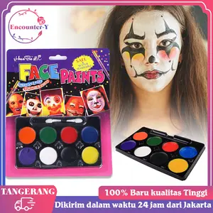 8 Warna Face And Body Painting Makeup Cosplay Dan Halloween Anak Body Art Makeup Face Painting