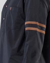 Gambar Makhtab | Baju Koko Pria Dewasa Lengan Panjang Hitam | Al - Ula Black Muslim Kurta - XS dari makhtabstore Kota Tangerang Selatan 4 Tokopedia