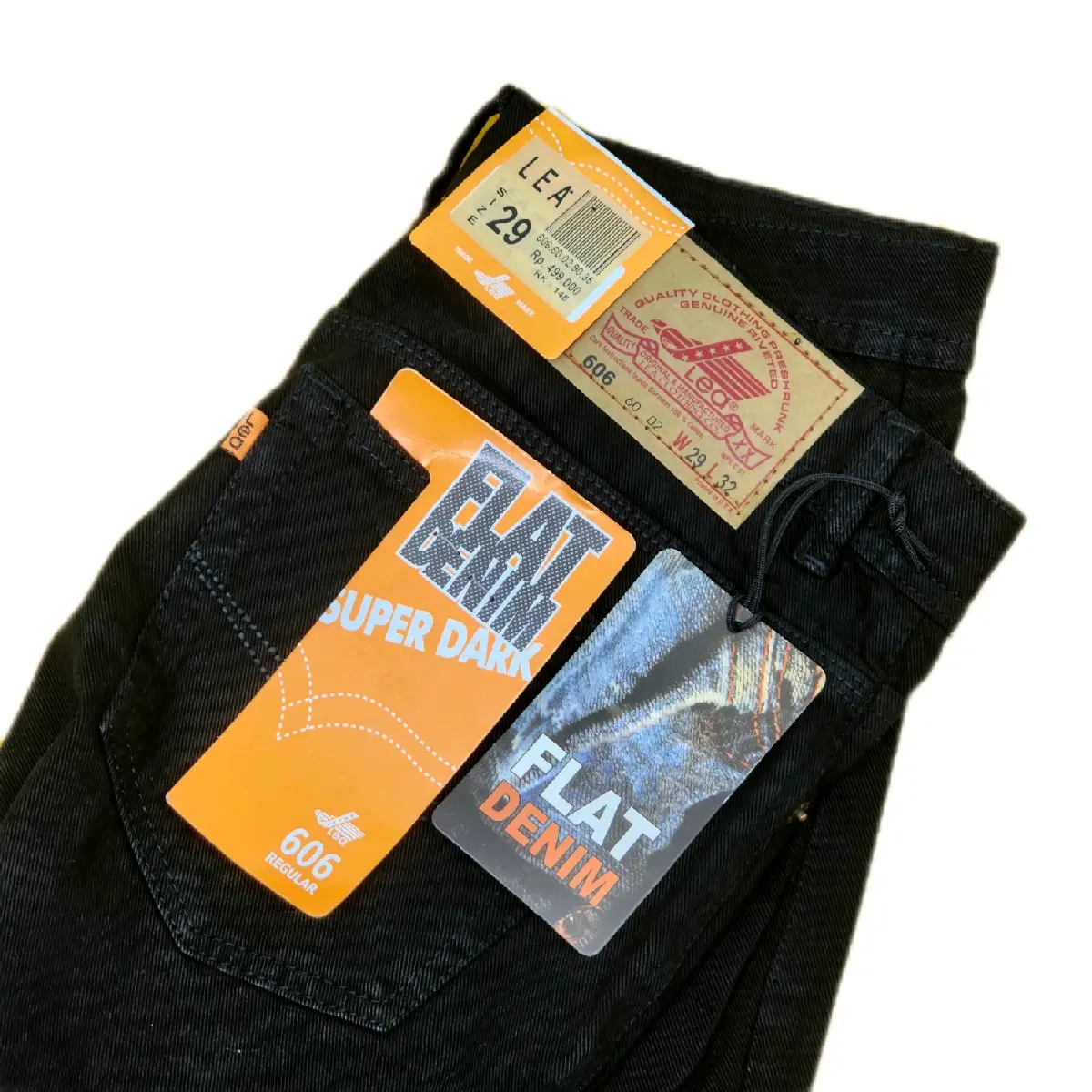 celana jeans hitam standar reguler // jeans hitam standar hitam pekat Pria Panjang Nyaman