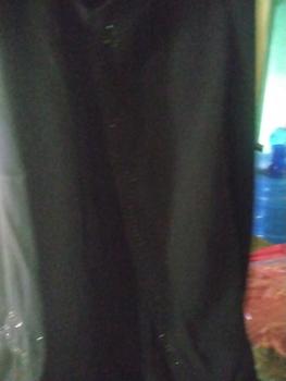 Product Review of ABAYA NAZIRA FULL HITAM  mote swarosky Hitam Polos terbaru 2024 Mutiara Muslim Wanita Bordir Ceruty from k**h 1