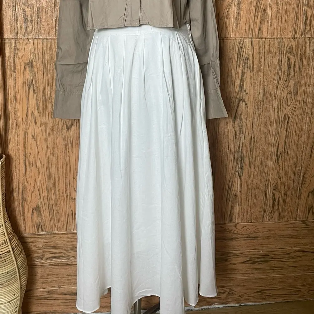 Pretty skirt katun jeruk + puring Karet Nyaman
