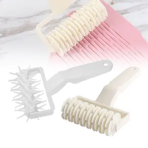 Pizza Pie Pastry Dough Docker Pelubang Adonan Cutter Pizza Roller Roller Jaring Roti Kue