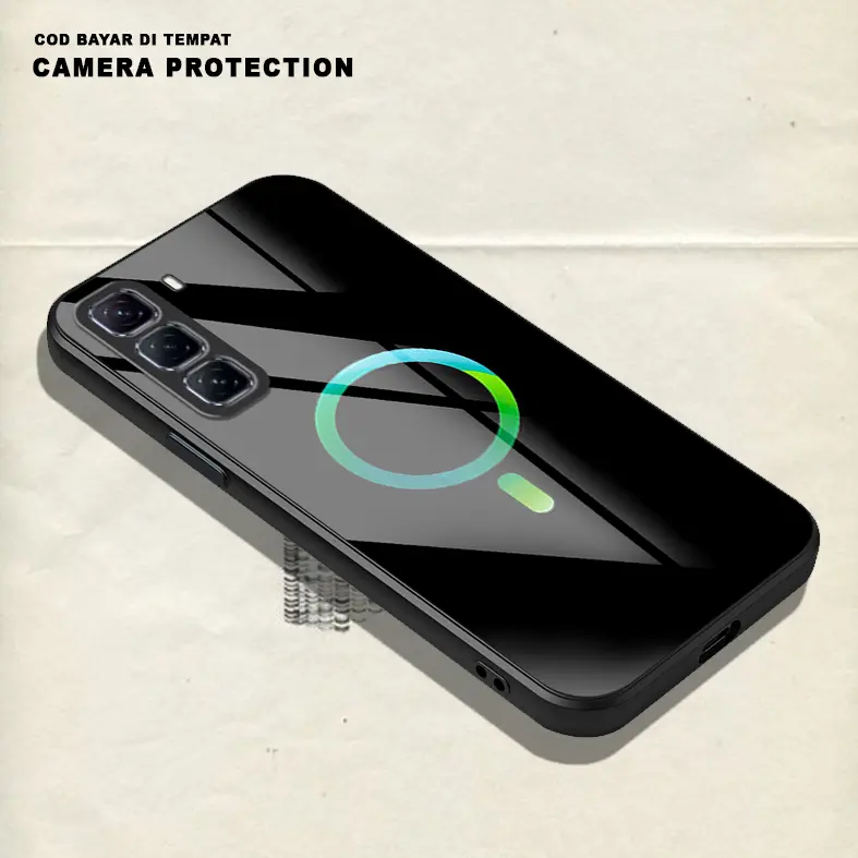 HS20 Case I*finix Hot 50 Pro Plus 5G  Softcase Glass Kaca - Case Handphone Pelindung Hp Terbaru - High Quality - Bisa COD Bayar Di Tempat.