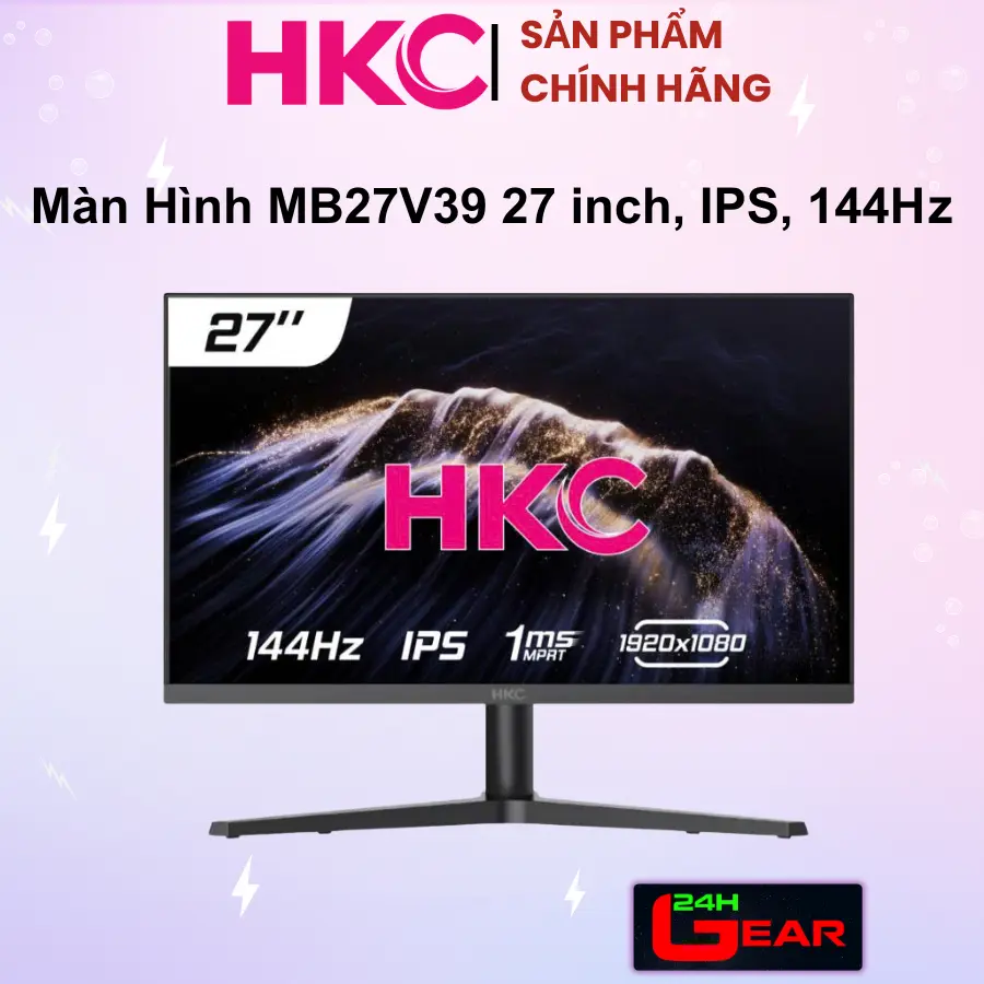 Màn hình máy tính HKC MB27V39 - 27 inch ( IPS, 144Hz )- Chính Hãng