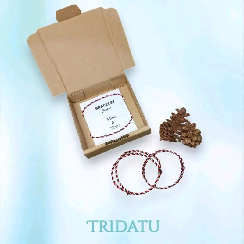 NC Gelang Tridatu Asli Gelang Telon Khas Bali Original 1mm Bracelet Aksesoris Fashion Benang Merah 4