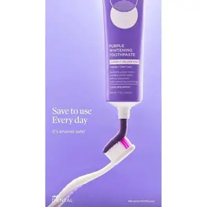 Olaif Dental Purple Whitening Toothpaste - 200g / 25g - Purple Color Corrector / Pasta Gigi Pemutih